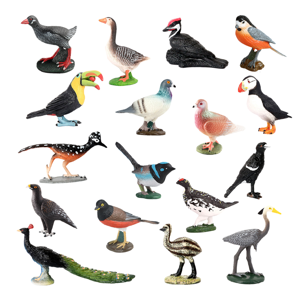 Kids Toys Horse - Figurines d'animaux modèles Hibou Flamant Turc