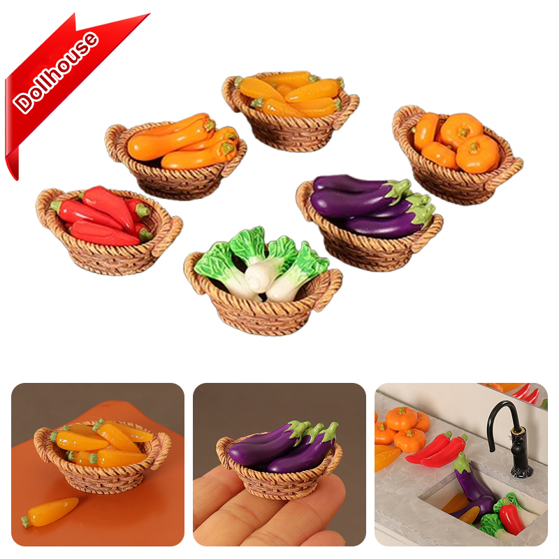 Play Kitchen Set - Ensemble de paniers de légumes de
