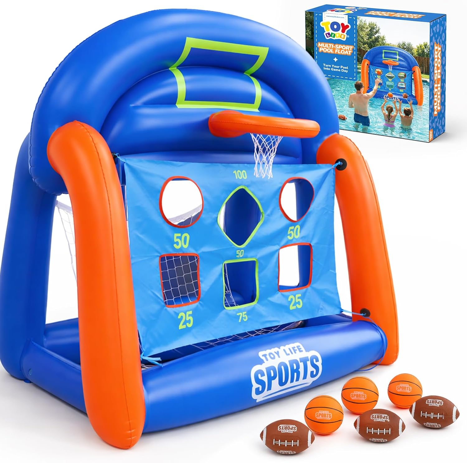 Kids' Toy - Jeux de piscine multi-sports gonflables pour