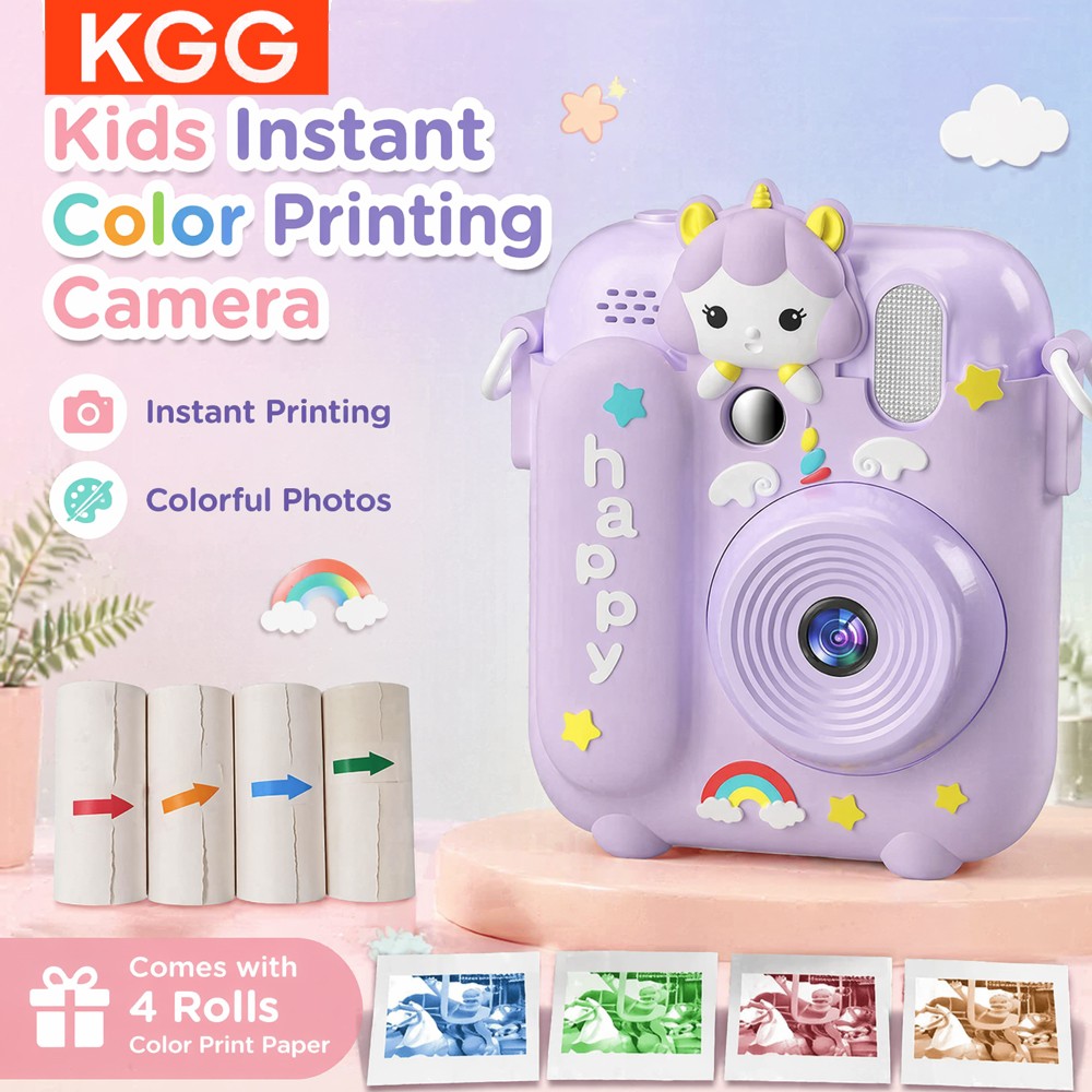 Top Kids Xmas Toys - Appareil photo instantané pour enfants avec