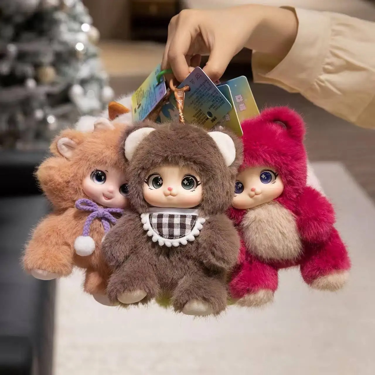 Kids Toys Bag - 18 cm/Kawaii animaux mignons vinyle visage