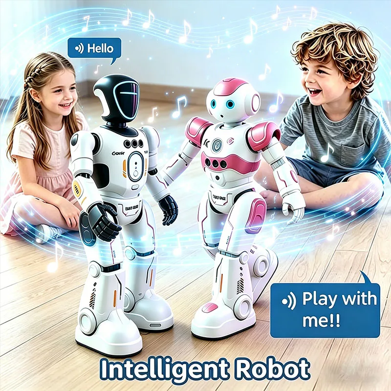 Kids Toys Vector - Robot RC JJRC R40 R2, télécommande