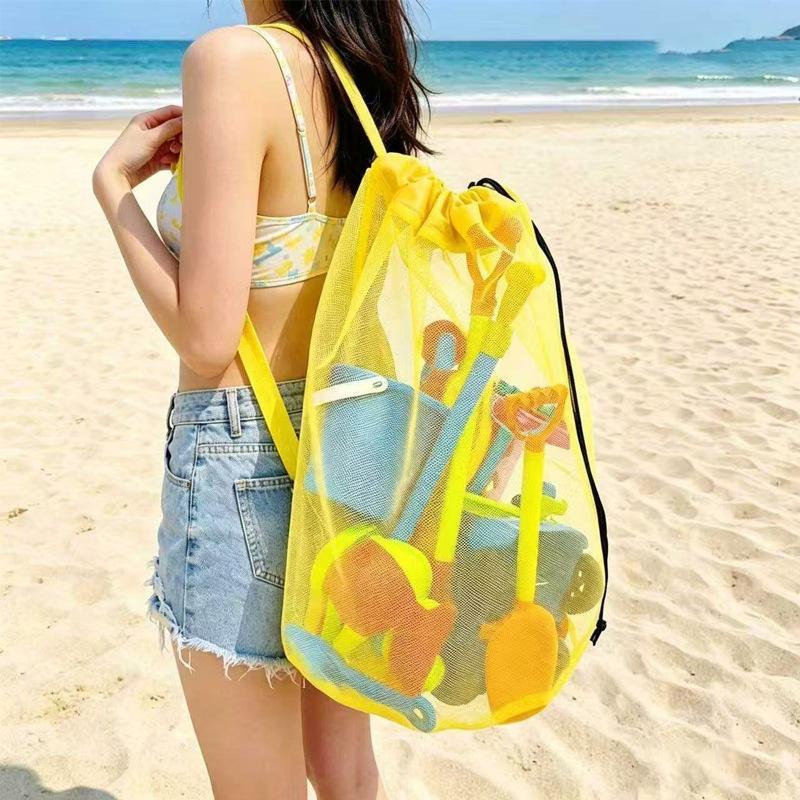 Kids Toys Bag - Sac de plage en filet portable