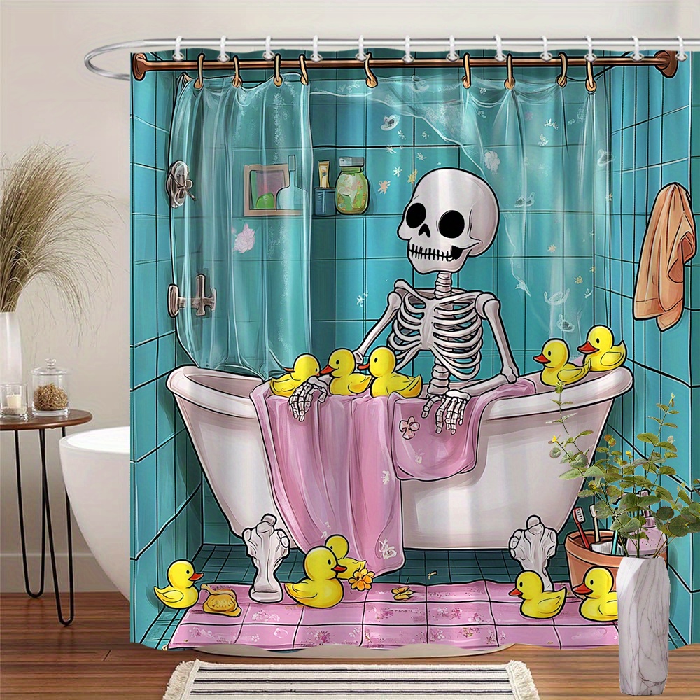 Rubber Duck Bath - Rideau de douche en caoutchouc motif