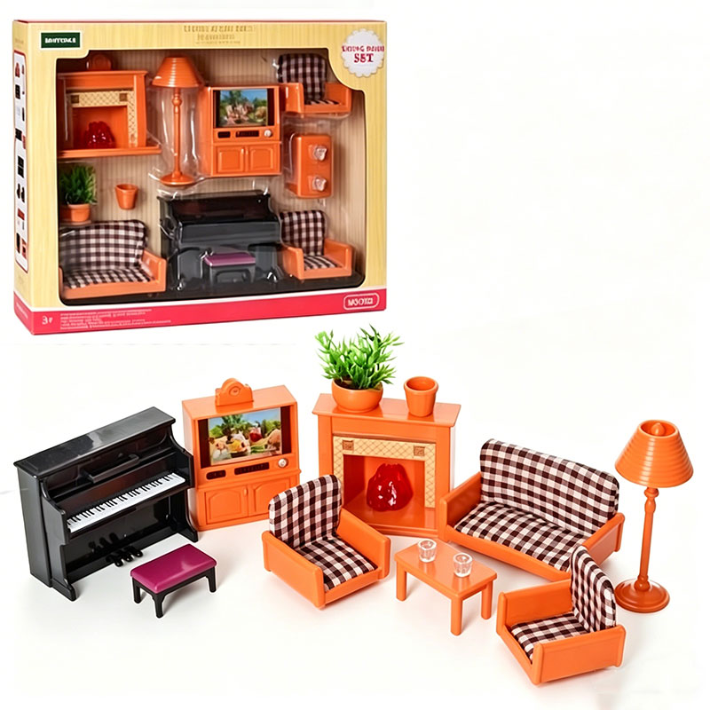 Play Kitchen Set - Ensemble de meubles miniatures pour maison
