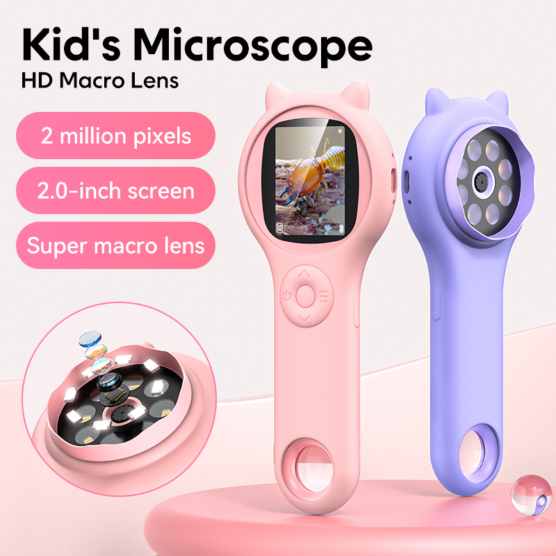 Toys For Kids Video - Mini Microscope optique pour enfants avec