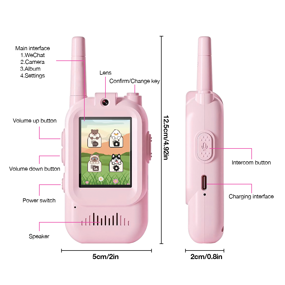 Talkies-walkies vidéo recharge - Toys For Kids Video avis et prix