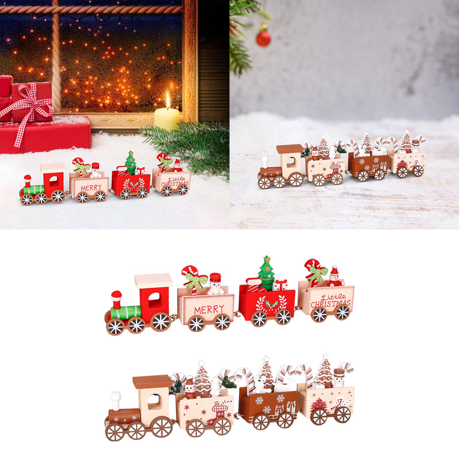 Train en bois, ornement de noë - Top Kids Xmas Toys avis et prix
