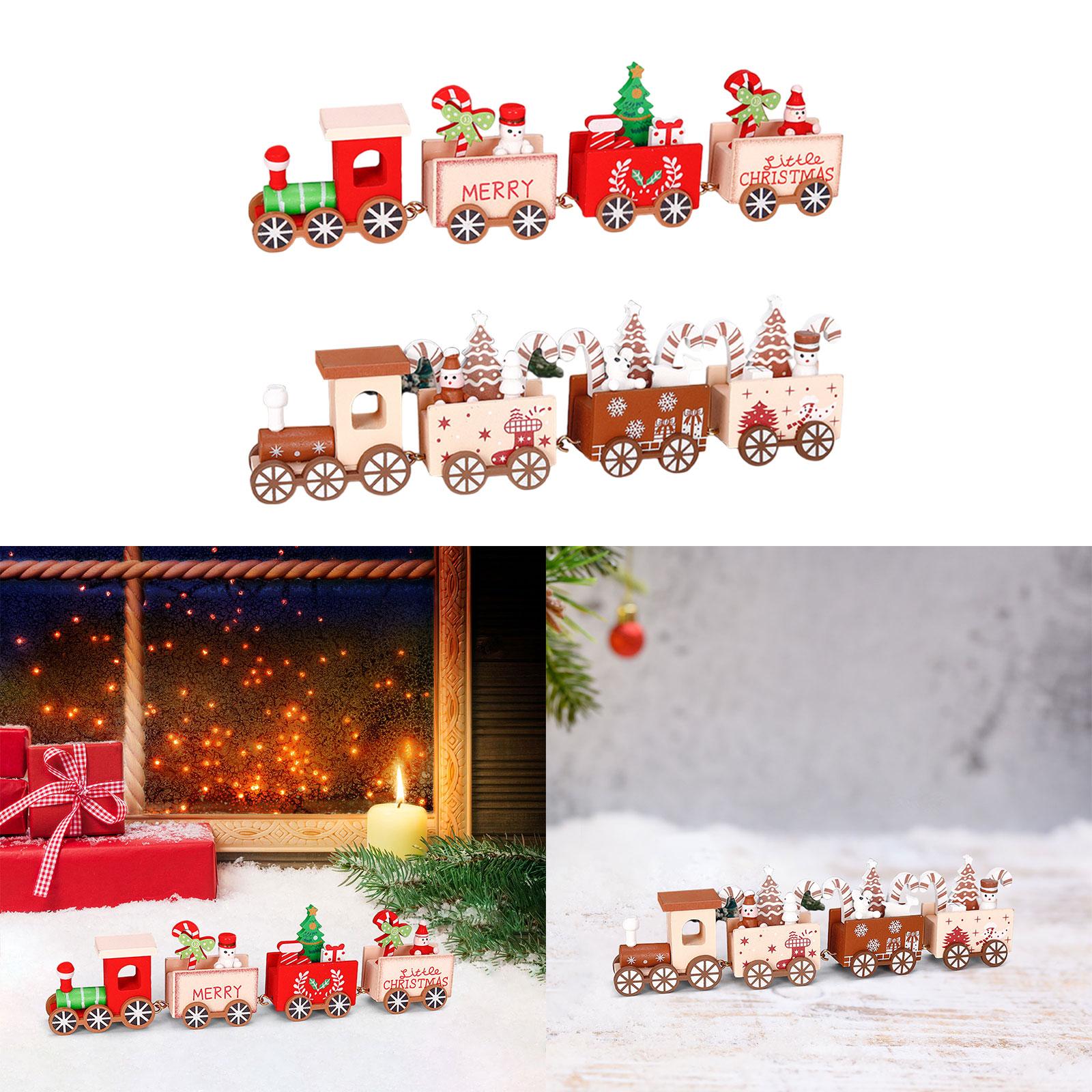 Train en bois, ornement de noë - Top Kids Xmas Toys avis et prix