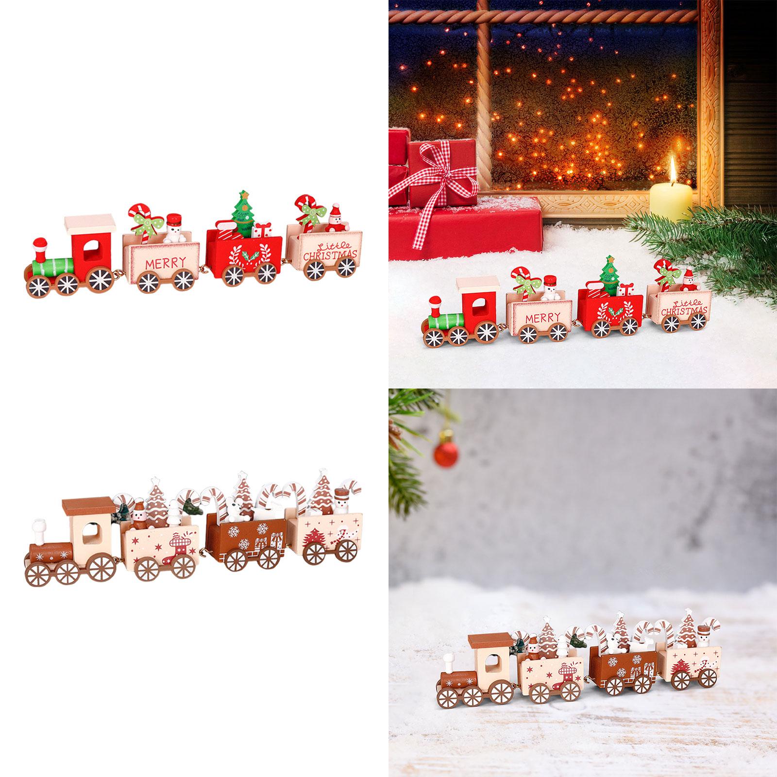 Train en bois, ornement de noë - Top Kids Xmas Toys avis et prix