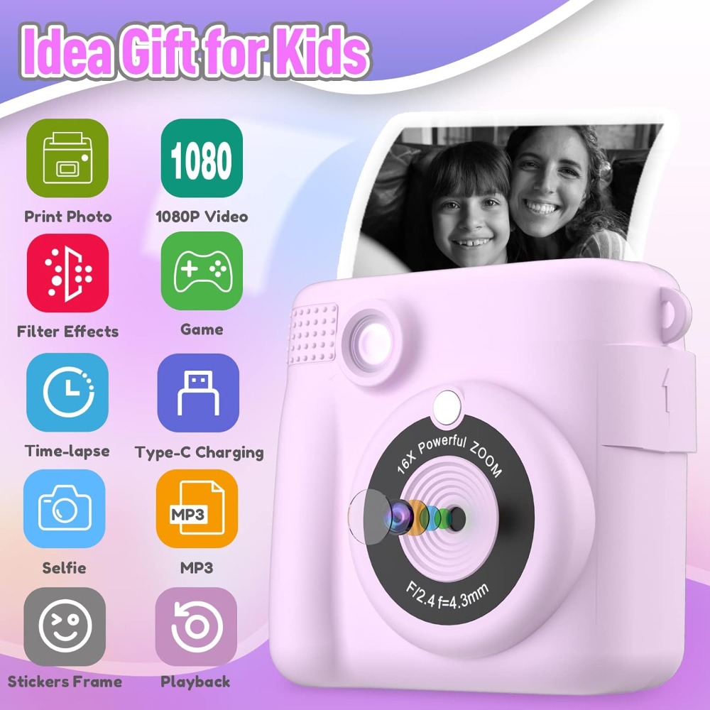 Appareil photo à impression in - Toys For Kids Video avis et prix