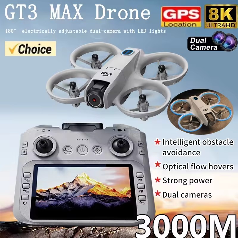 Drone RC 2026 GT3Max HD 8K ave - Toys For Kids Video avis et prix