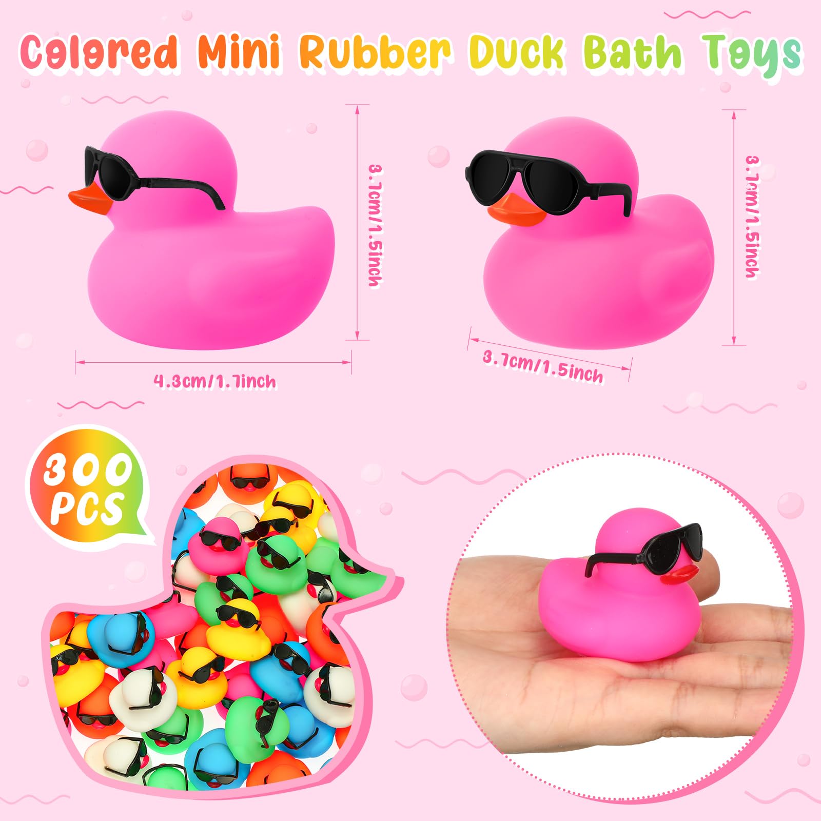 Lot de 10/20/40 mini canards e - Rubber Duck Bath avis et prix
