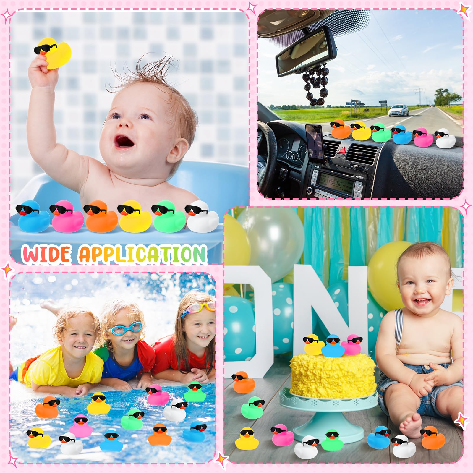 Lot de 10/20/40 mini canards e - Rubber Duck Bath avis et prix