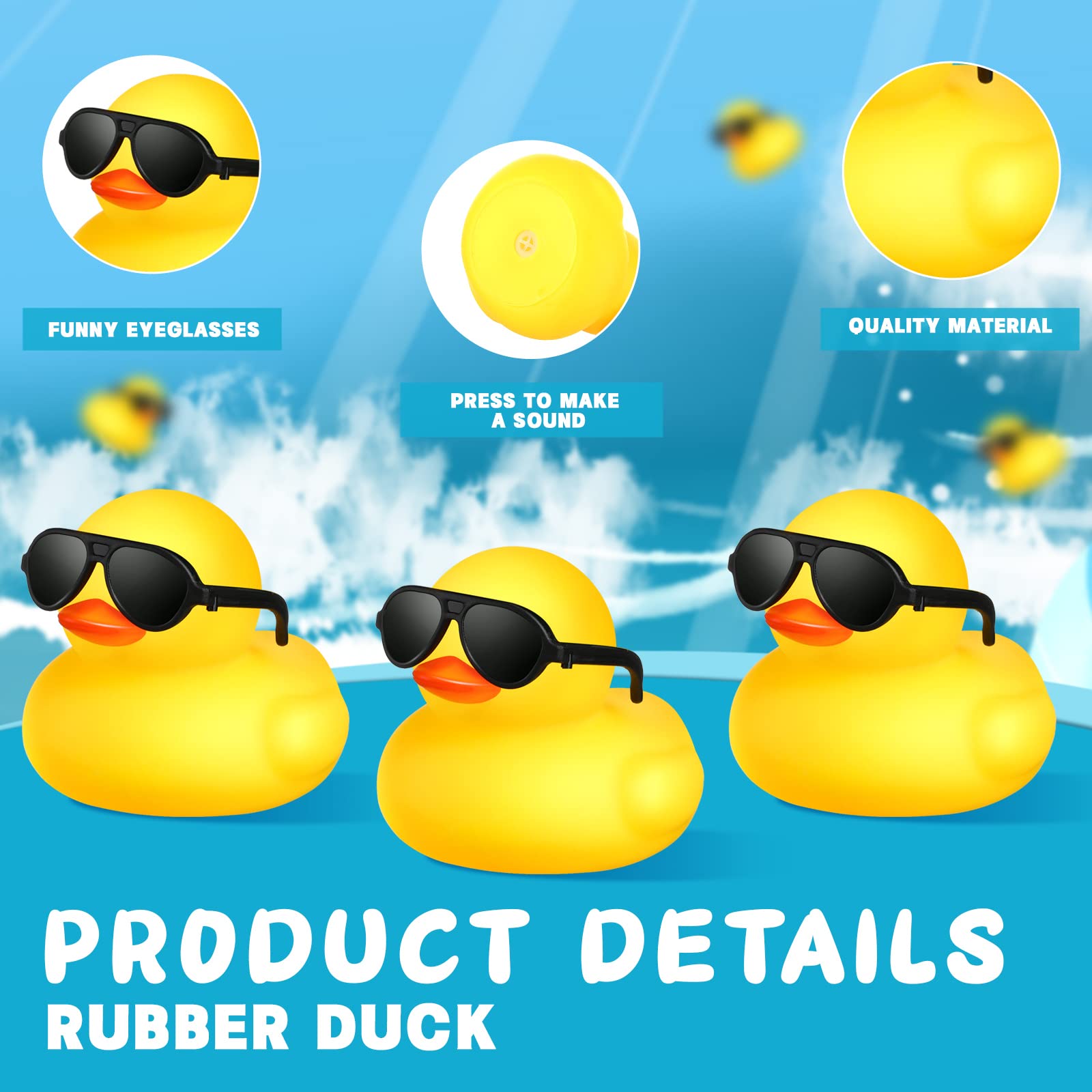Mini canards en caoutchouc jau - Rubber Duck Bath avis et prix