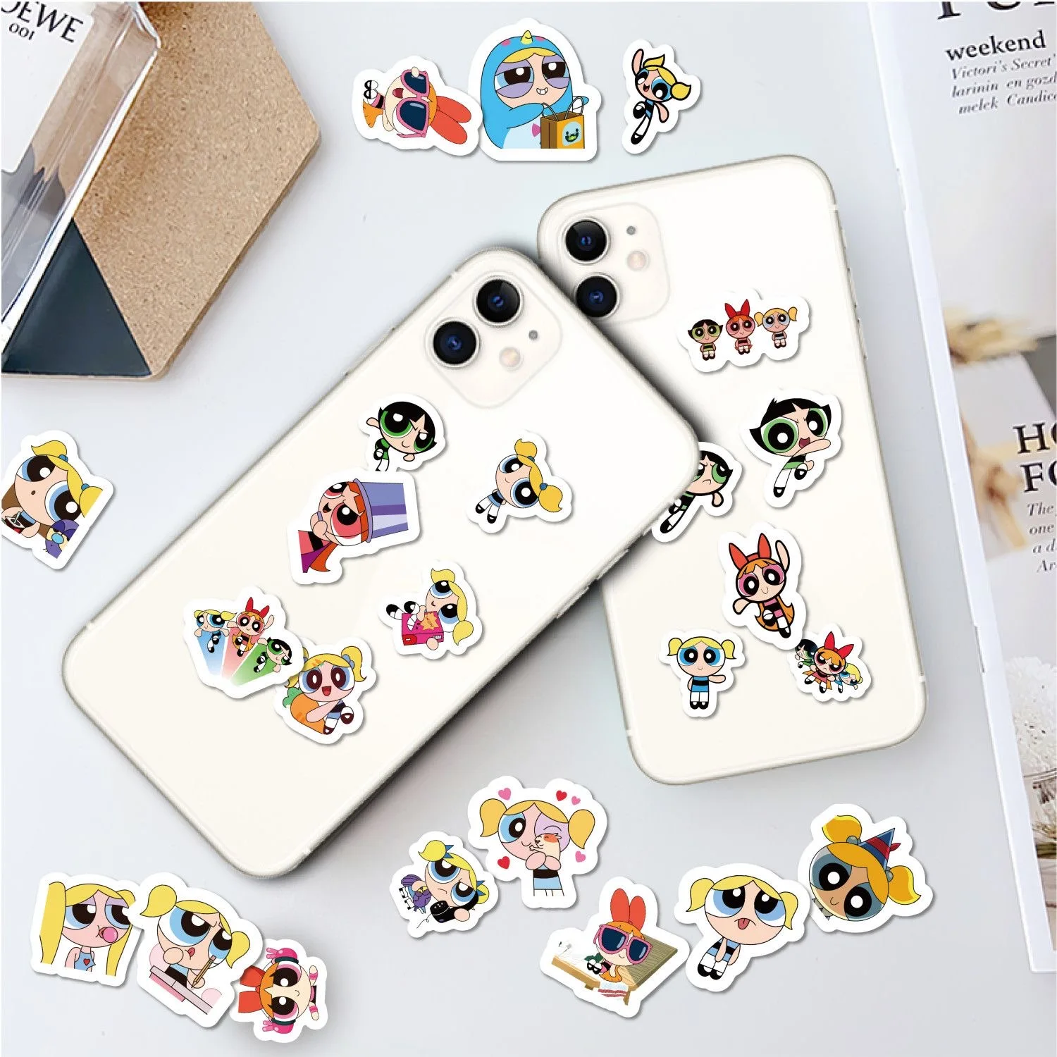 100 autocollants Powerpuff Gir - Kids Toys Bag avis et prix