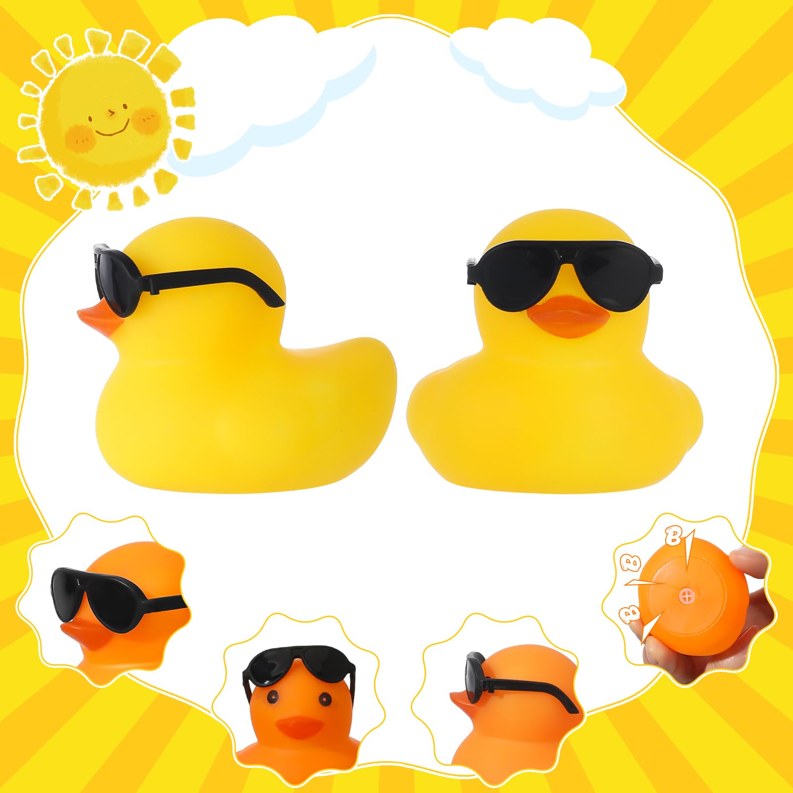 Canards en caoutchouc noir ave - Rubber Duck Bath avis et prix