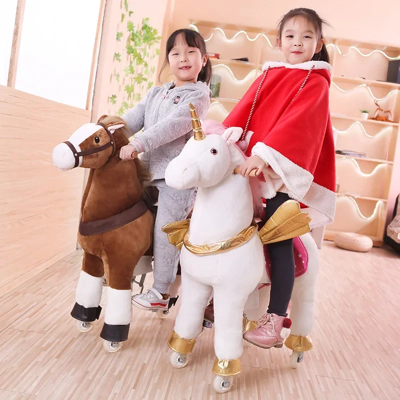 Grand cheval sautant multicolo - Kids Toys Horse avis et prix