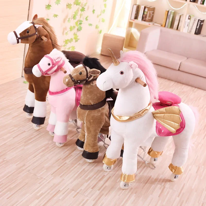 Grand cheval sautant multicolo - Kids Toys Horse avis et prix