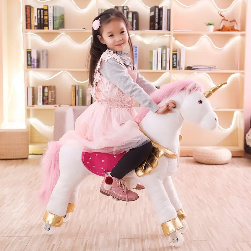 Grand cheval sautant multicolo - Kids Toys Horse avis et prix