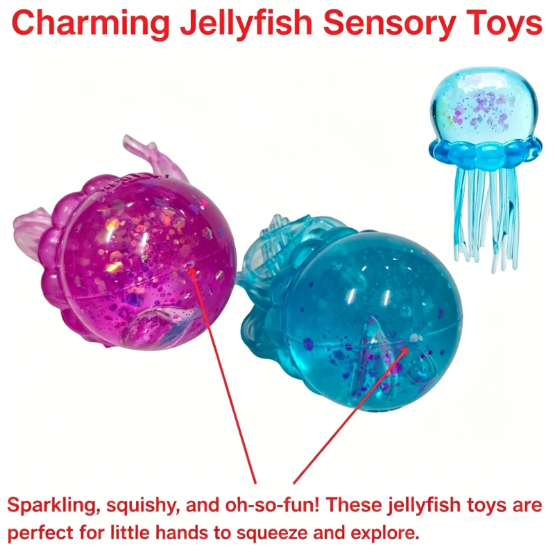 Needoh Fuzz Ball Jellyfish Squ - Kids Toys Box avis et prix