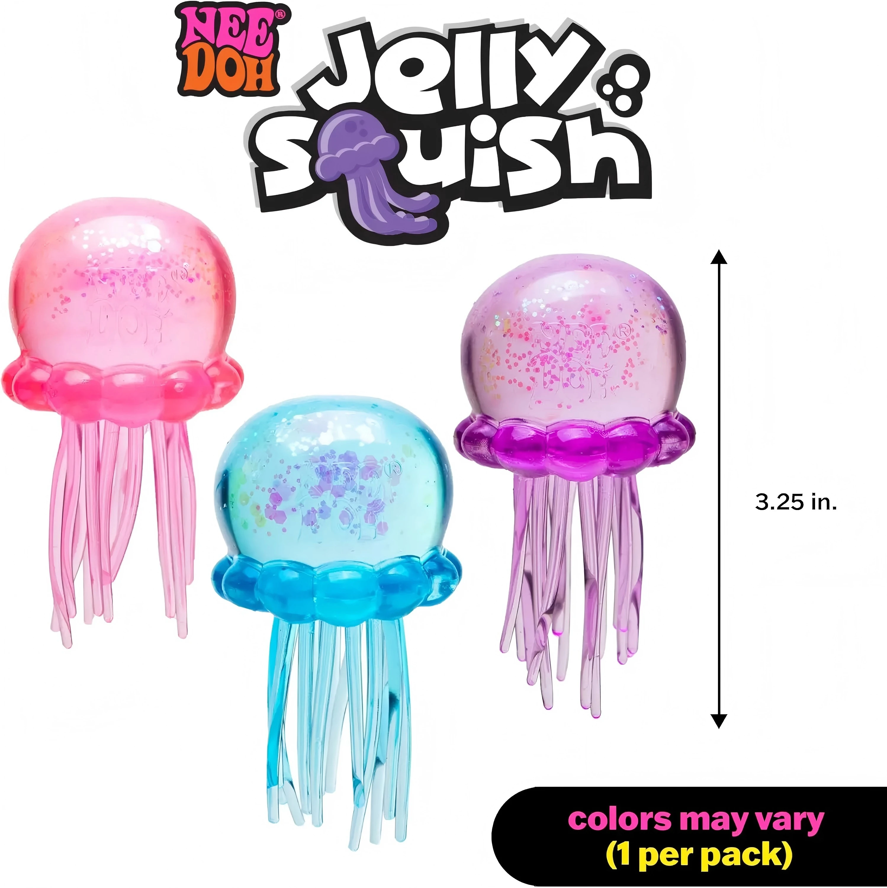 Needoh Fuzz Ball Jellyfish Squ - Kids Toys Box avis et prix