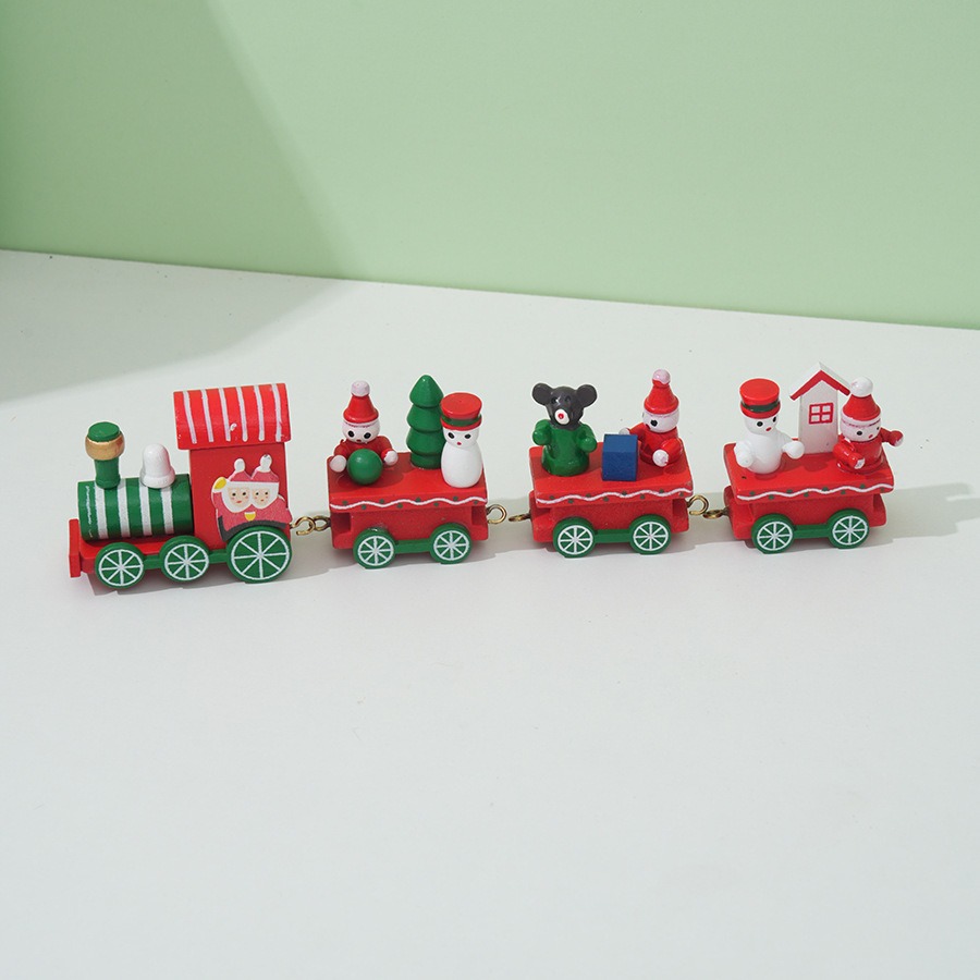 Mini Train de noël en bois pei - Top Kids Xmas Toys avis et prix