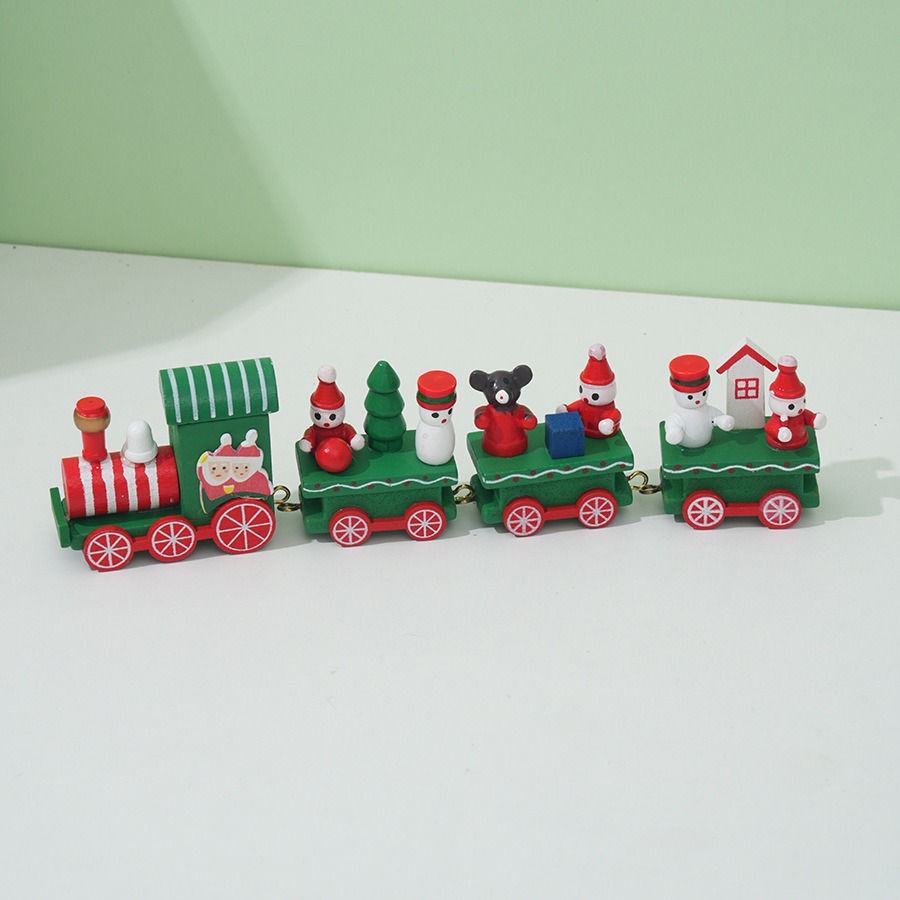 Mini Train de noël en bois pei - Top Kids Xmas Toys avis et prix