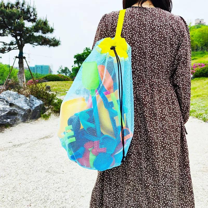 Sac de plage en filet portable - Kids Toys Bag avis et prix
