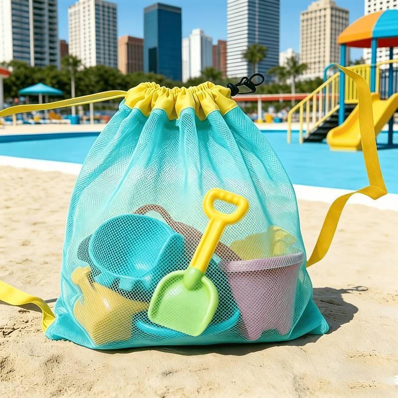 Sac de plage en filet portable - Kids Toys Bag avis et prix