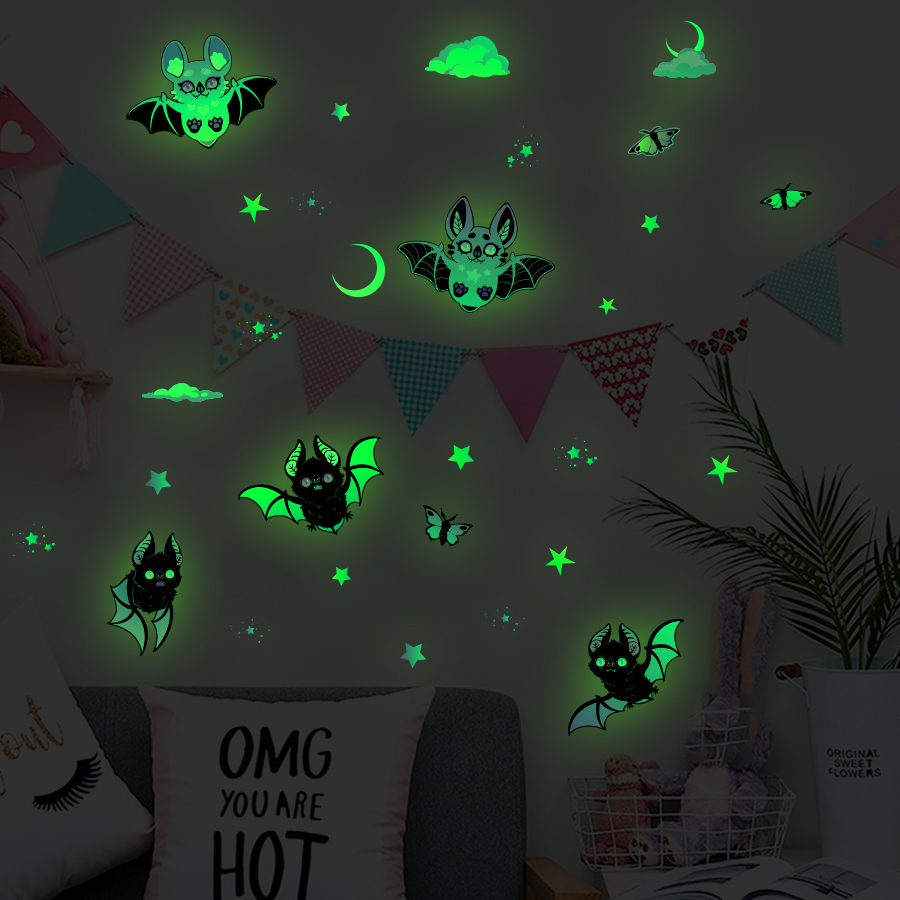 Autocollants de fenêtre chauve - Glow In Dark Stars avis et prix
