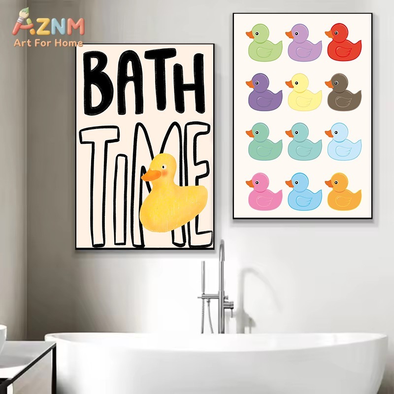 AZNM Impression sur toile pour - Rubber Duck Bath avis et prix