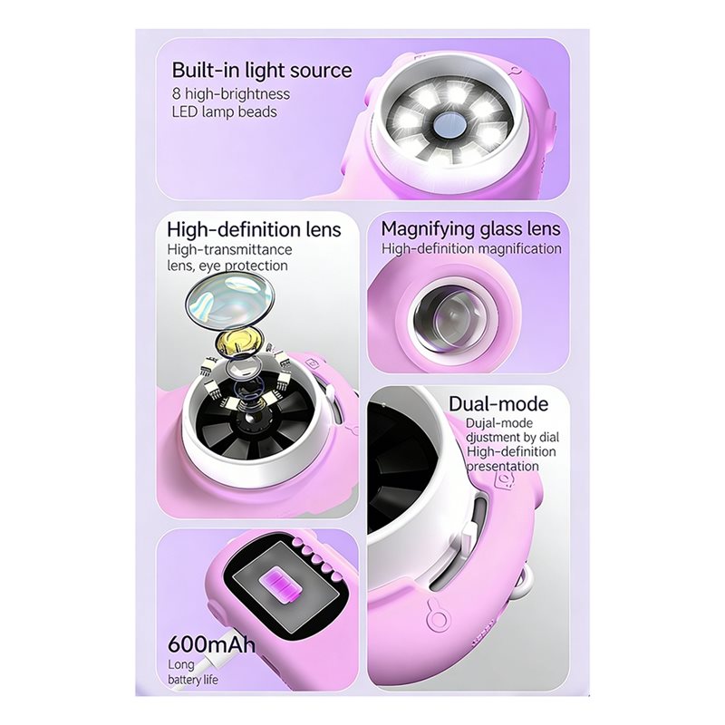 Microscope 2 en 1 FBIL-2 pour  - Toys For Kids Video avis et prix