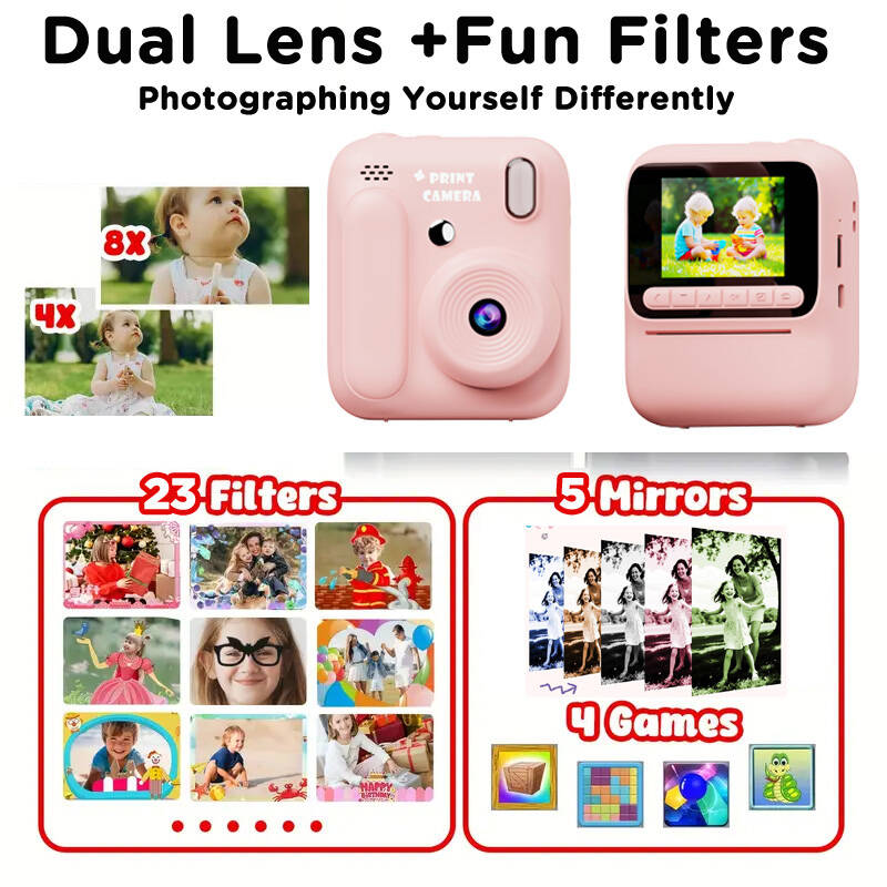 Caméra d'impression couleur in - Toys For Kids Video avis et prix