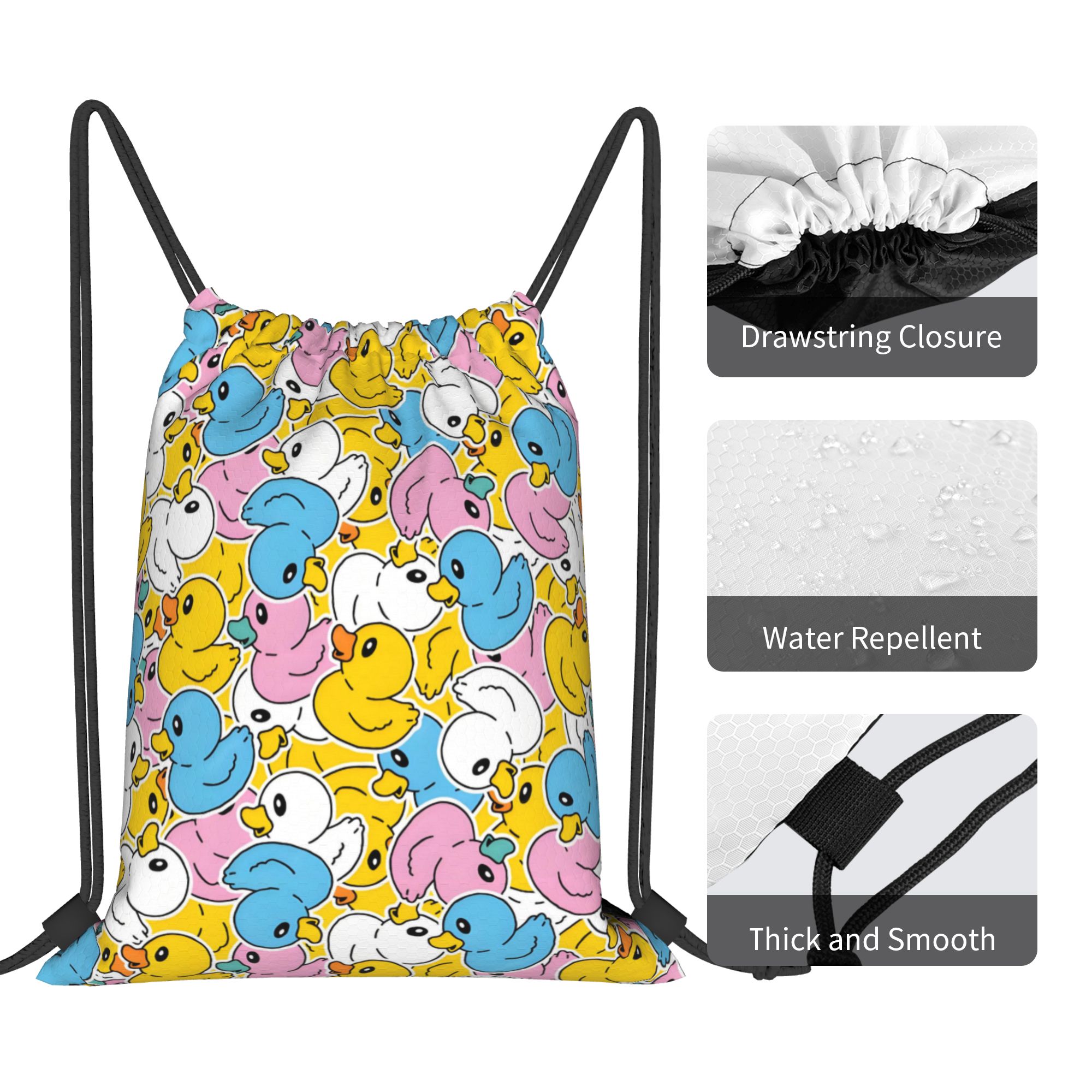 Sac à dos à cordon personnalis - Rubber Duck Bath avis et prix