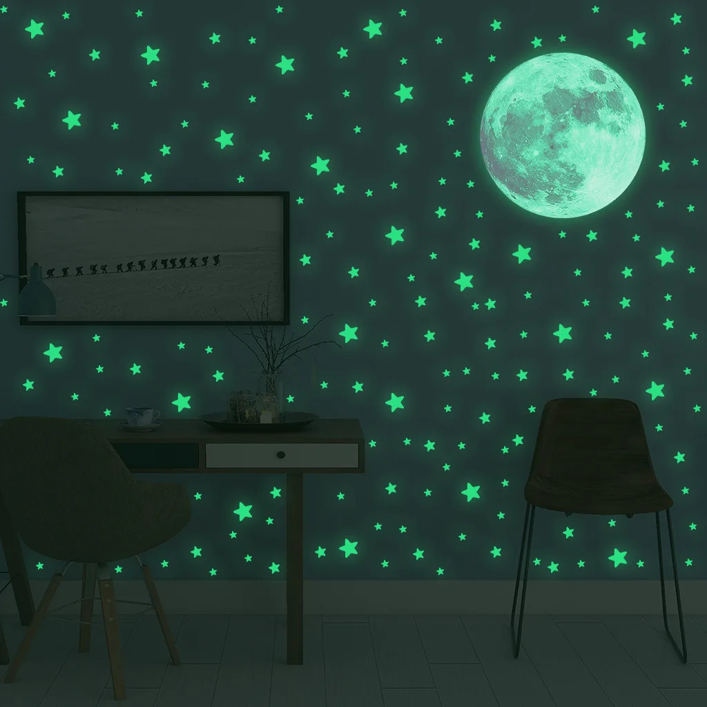 Autocollants muraux étoiles et - Glow In Dark Stars avis et prix
