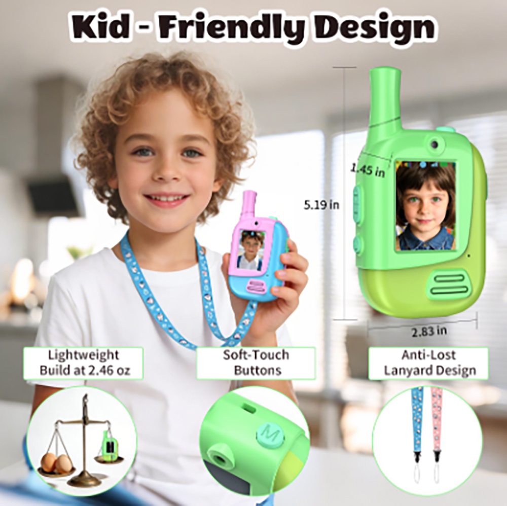 Lot de 2 talkies-walkies vidéo - Toys For Kids Video avis et prix