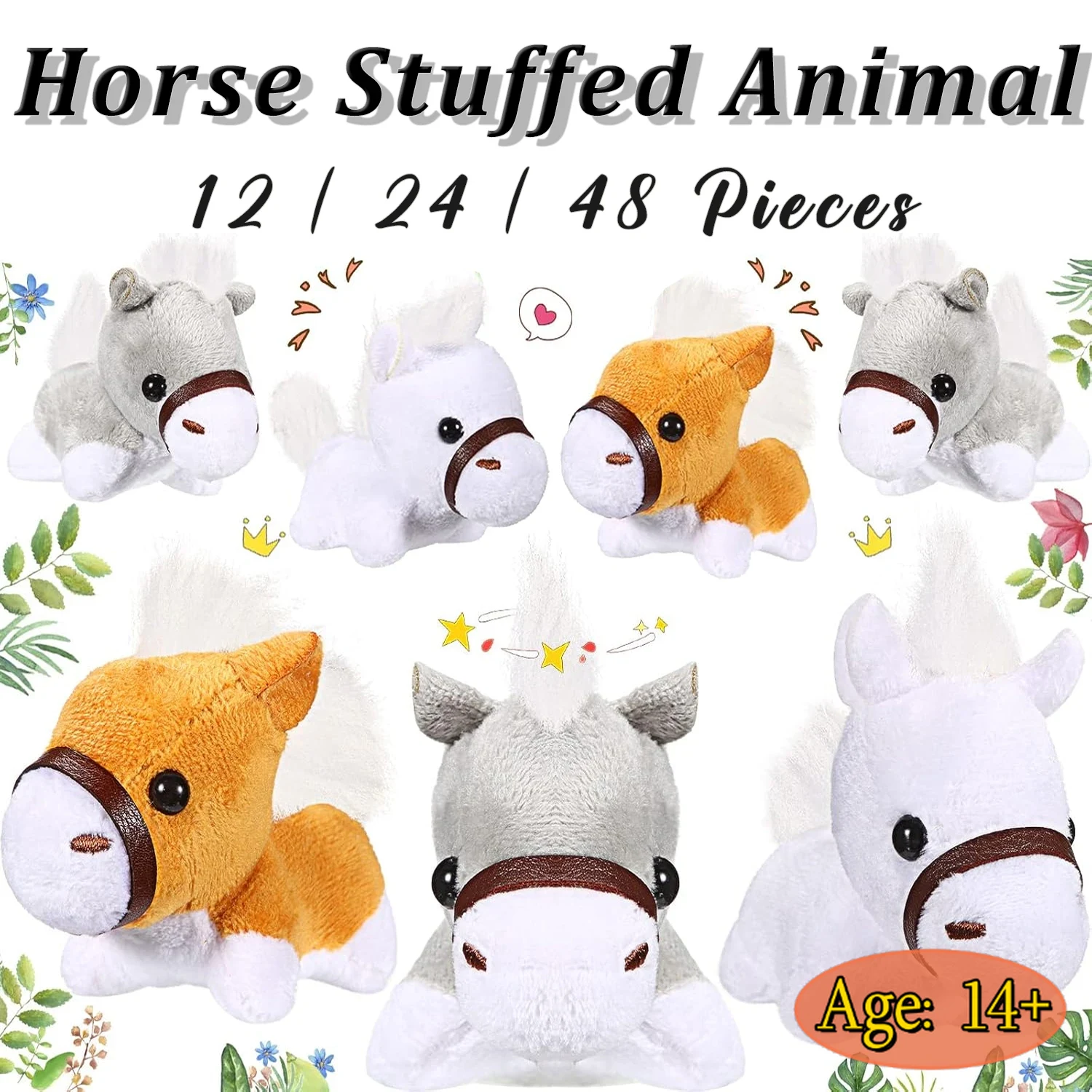 12-48 pièces cheval en peluche - Kids Toys Horse avis et prix