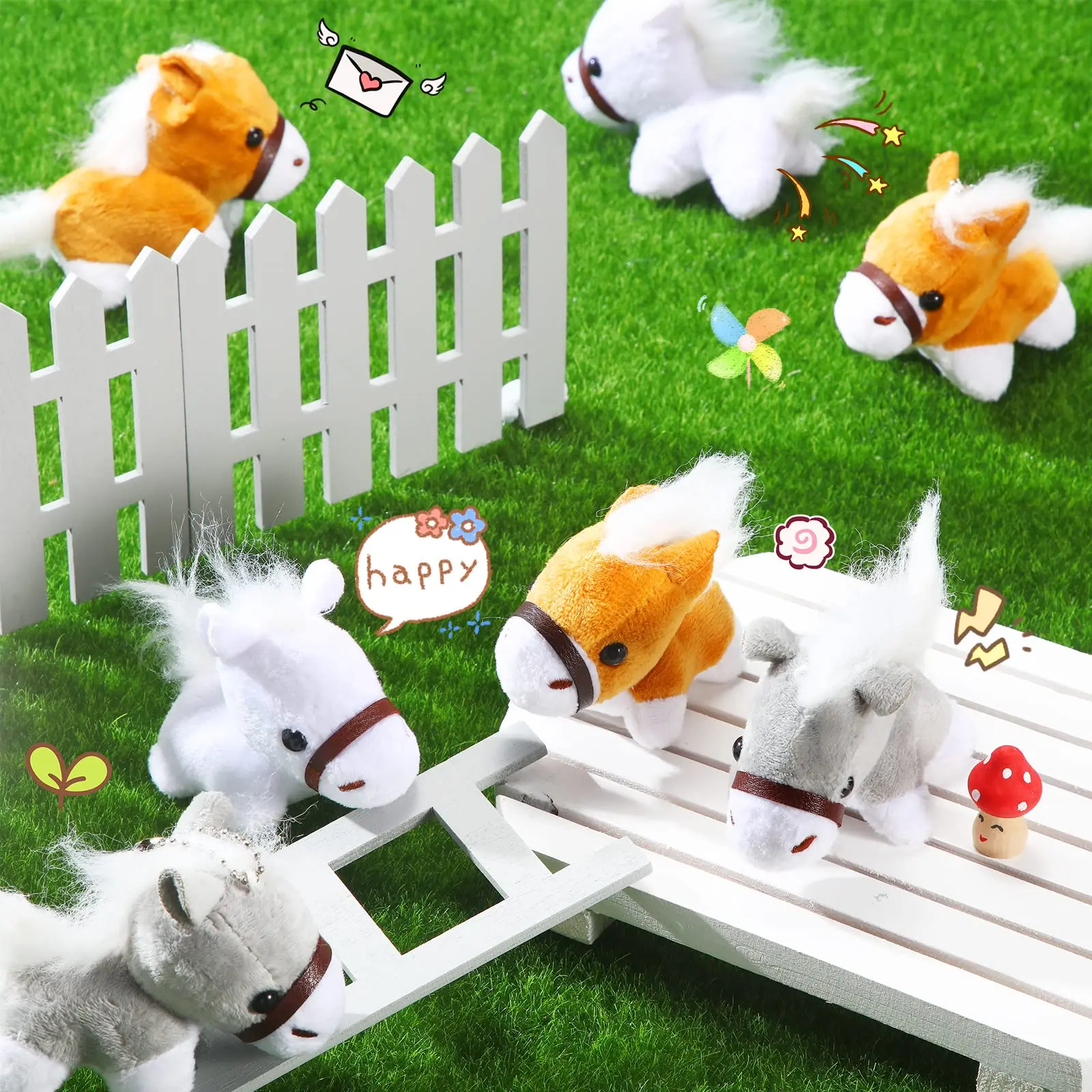 12-48 pièces cheval en peluche - Kids Toys Horse avis et prix