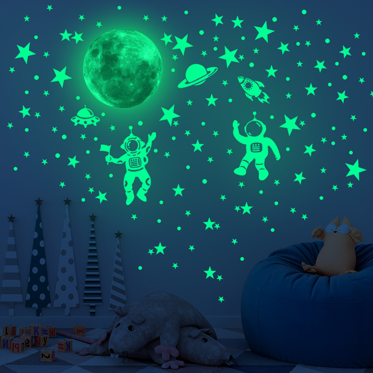 Autocollants muraux étoiles de - Glow In Dark Stars avis et prix
